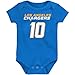 Outerstuff Infant Justin Herbert Powder Blue Los Angeles Chargers Mainliner Player Name & Number Bodysuit