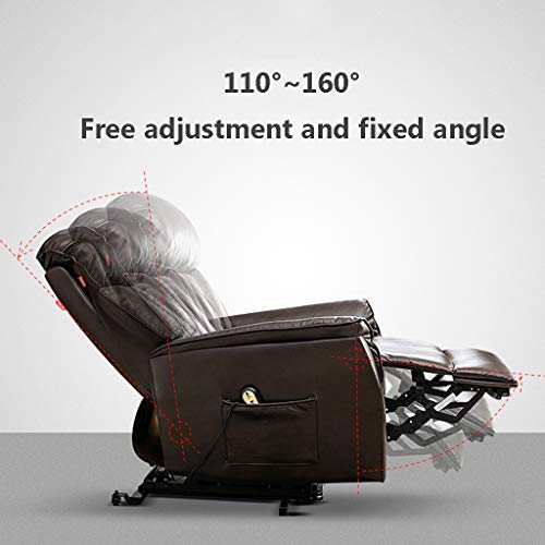 GAAHRQQQ Lift Chairs Recliners for Elderly Lazy Boy Recliner Massage Chairs Full Body and Recliner Cord Sofa Home Theater Seating Ergonomic Lounge Chair Leather - Image 6