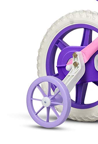 Bicicleta Infantil Aro 12 Com Rodinhas Menina Cat PU - Nathor