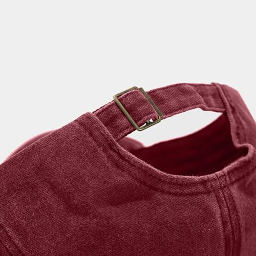 Image of XYIYI Vintage Washed Distressed Baseball Cap Adjustable Cotton Dad Hat for Women Men