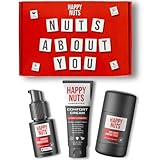HAPPY NUTS - Nuts About You Anti Chafing Deodorant Essentials Bundle Kit - Gift Set for Men to Stay Fresh All Year Long (3 Pack)