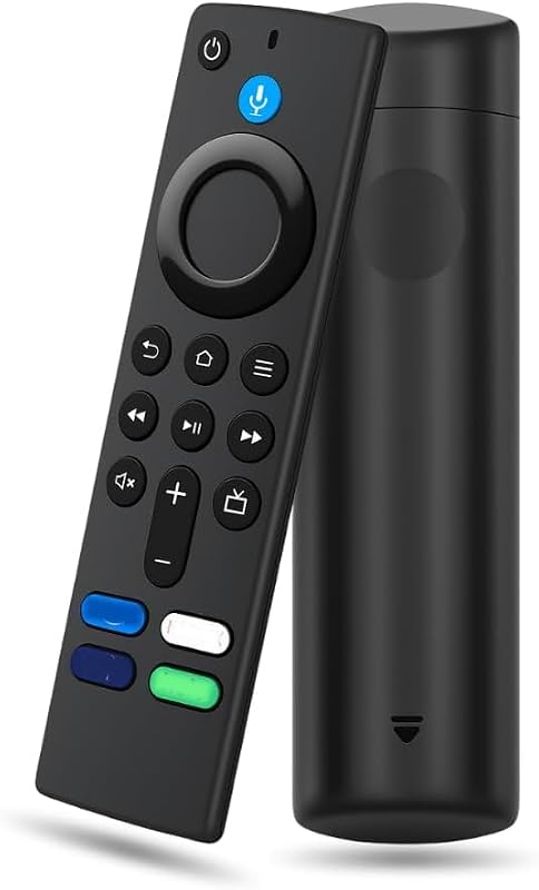 Controle Remoto com Comando de Voz Compatível Com Stick, Stick 4K - Compatível com Modelos Stick Tv - Teclas de Atalho e Funções de Controle de TV - TODOS OS MODELOS