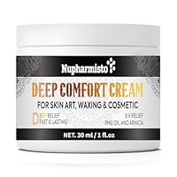 Nupharmisto Deep Numbing Cream Long Lasting Relief with Emu Oil and Arnica 30 ml / 1 fl oz