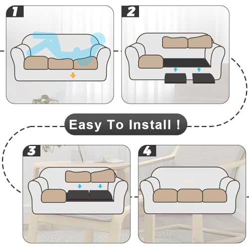 Coussin de réparation pour coussins de siège affaissés en mousse dense 50 x 50 cm