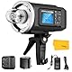 Godox AD600BM Bowens Mount Flash, 2.4G Wireless Outdoor Flash Strobe Light, GN87 600Ws Flash Monolight, 8700mAh Rechargeable Battery, Provide 500 Full Power Flashes, Recycle in 0.01-2.5s