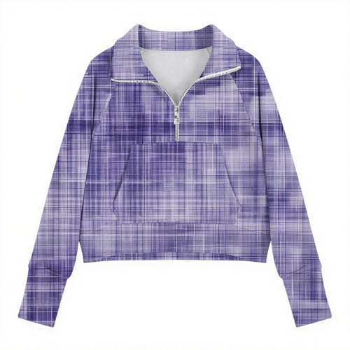 DDAPJ pyju Girls Half Ziper Pullover Sweatshirts Trendy Casual Fleece V Neck Sweatshirts with Pocket Tween Girls Fall Clothes4