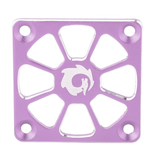 RC Cooling Fan Cover, 1.57 x 1.57in Motor Cooling Fan Cover Aluminium Alloy Electric Motor Cooling Fan Cover for RC Car (Purple)
