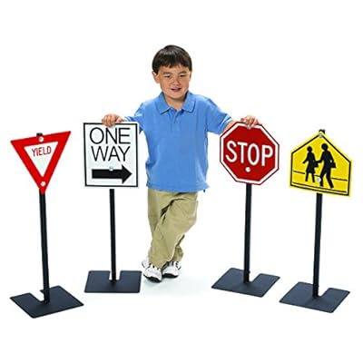 USA ストリート看板　children Childrens Factory Traffic Signs Set of 4, Outdoor Panama | Ubuy