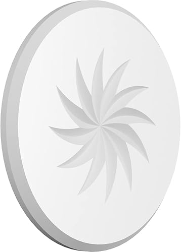 Miniatura 10 de Ekena Millwork ROSP030X030X100GRY13 Roseta estándar con borde biselado, 3.0 in de ancho x 3.0 in de alto x 1.0 in, PVC