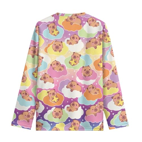 HUIACONG Kids Tshirts Boys Long Sleeve Shirt for Children Girls Tops2