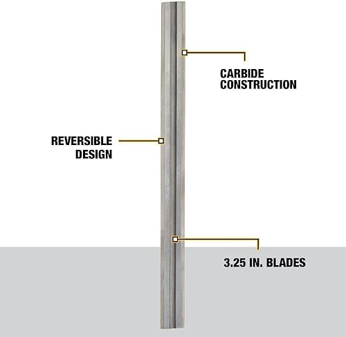 Miniatura 3 de Dewalt Cuchillas cepilladoras de carburo de repuesto (2)