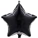 Lot of 10 Black Star Shape Foil Mylar 19" Balloon Birthday Party Decoration