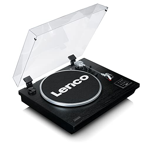 Lenco Platine Vinyle LS-55 – Platine Vinyle avec Haut-parleurs intégrés – Réception Bluetooth – Encodage Direct MP3 sur Support de Stockage – 2 x 5 Watt RMS – Entrée USB – AUX – Noir - Les Beatles, Paul McCartney, John Lennon, RIngo Starr, George Harrison Lenco Platine Vinyle LS-55 - Platine Vinyle avec Haut-parleurs intégrés - Réception Bluetooth - Encodage Direct MP3 sur Support de Stockage - 2 x 5 Watt RMS - Entrée USB - AUX - Noir – Image 3