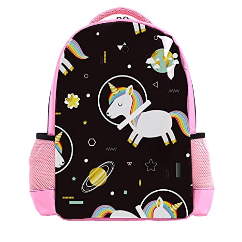Sac à dos d'écolier imprimé licorne multicolore pour garçon