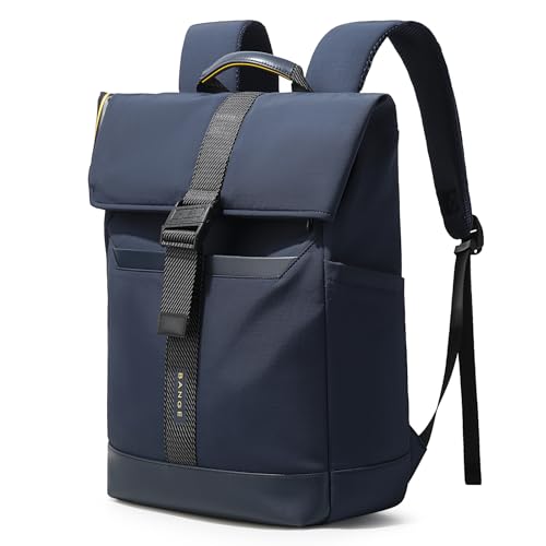 Sac à dos enroulable étanche BG FUTURE AESTHETICS bleu protégeant votre ordinateur 15.6"