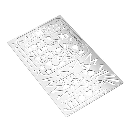 Nankoyal Plantillas Para Diarios,Suministros para Manualidades con Huecos | Regla Plantilla de Dibujo Técnico - Para Adolescentes Adultos Diseñadores Artistas Estudiantes Profesores Amantes De | Ya disponible en tu tienda friki favorita! En mundofriki.es!