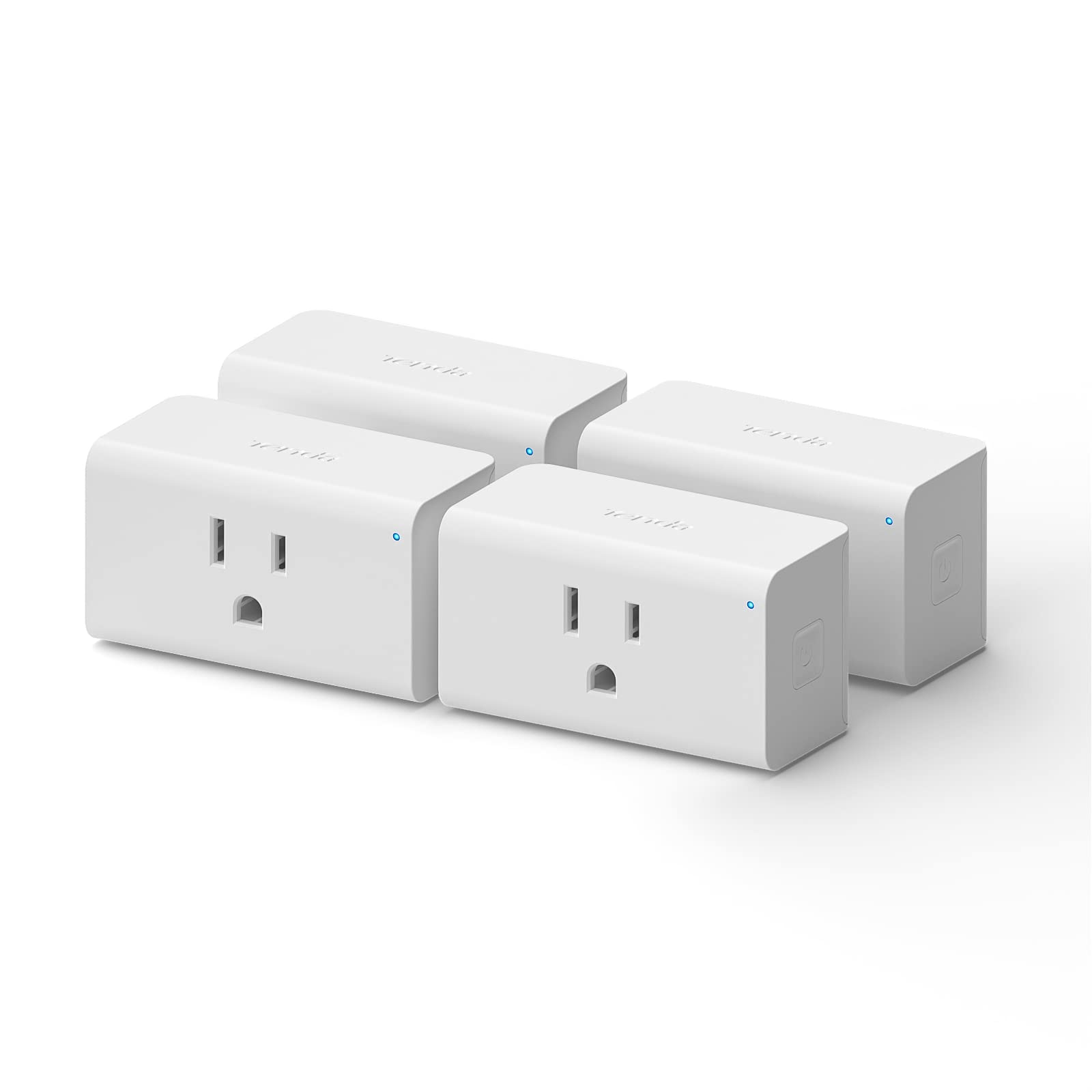 TENDA SP9 (4 Pack) Smart Plug WiFi Outlet Switch with Energy Monitoring, Works with Alexa & Google Assistant for Voice & Remote Control, Timer & Schedule Function, 13A Safe Design, No Hub Required SP9 4Pack|Energy Monitoring