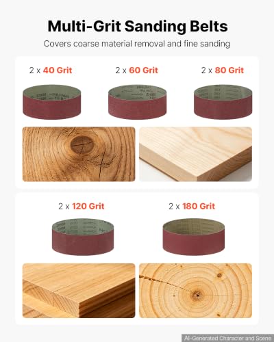 VEVOR Cordless Belt Sander