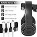 COZOO Headphone Stand with USB Charger Under Desk Headset Holder Mount with 3 Port USB Charging Station (20W PD & QC3.0) and iWatch Stand Smart Watch Charging Dock Dual Earphone Hanger Hook,UL Tested