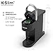 Keurig K-Slim Coffee Maker, Single Serve K-Cup Pod Coffee Brewer, 8 to 12 oz. Brew Sizes, Black
