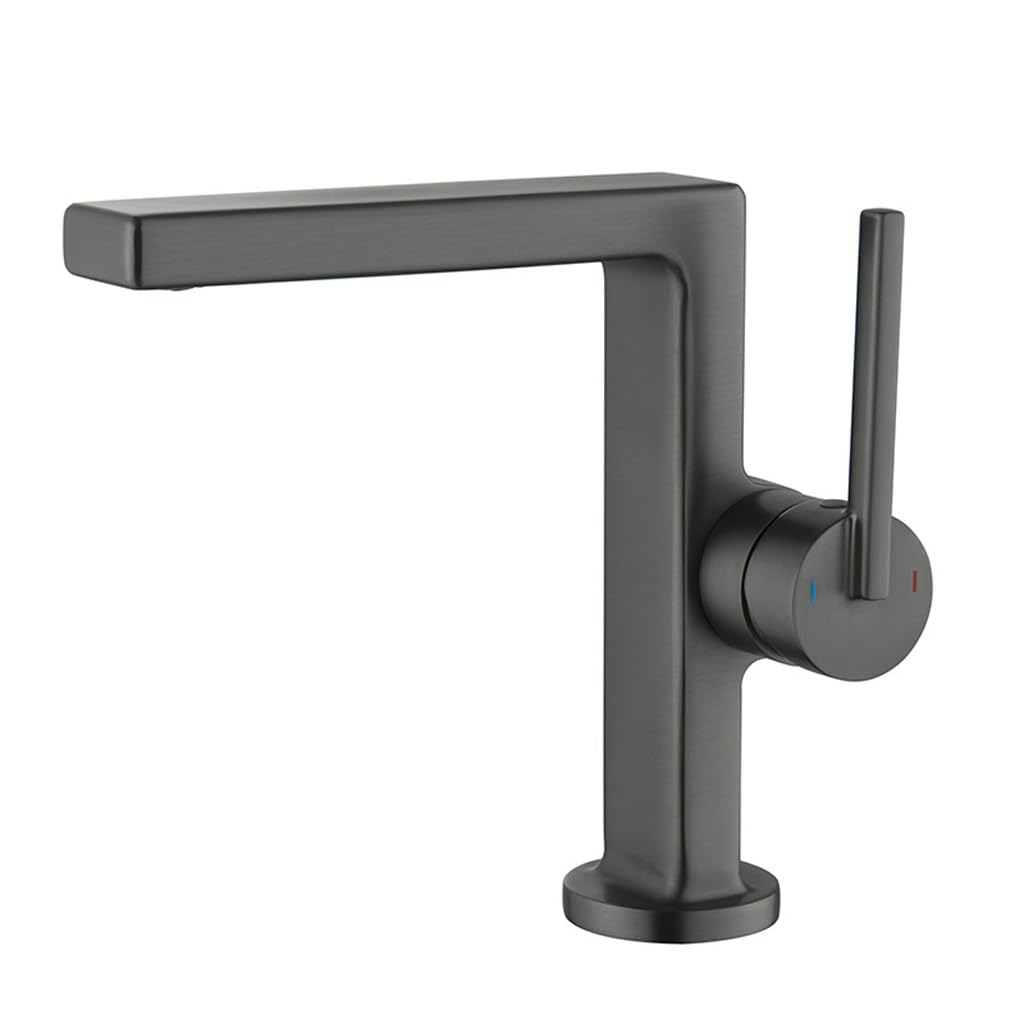 Robinet de lavabo à commande fluide mitigeur eau chaude et froide pour vasque et table de bain