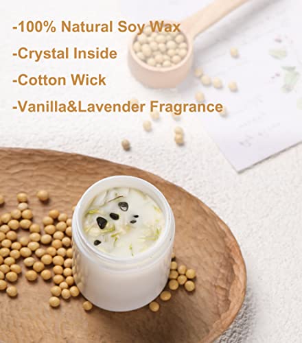 Wedding Gifts For Couple, Married Af Candle, Gift For Newlyweds, Bride And Groom, Bridal Shower Gift For Bride, Vanilla&Lavender Scented Candles With Crystal #TOP2