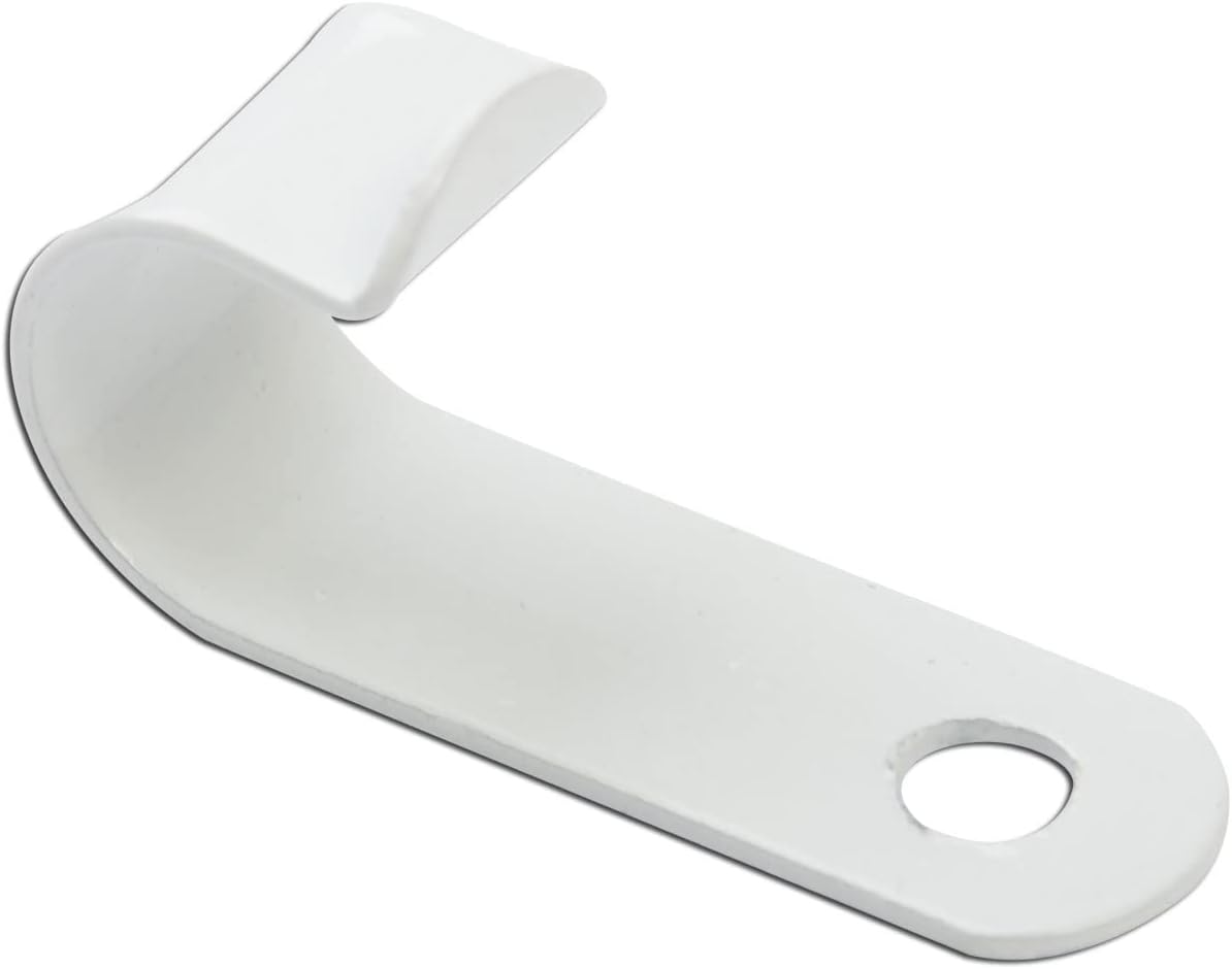 PAW-1550L1 EZ Aluminum Cable Clips for Exterior Cables, ½", White