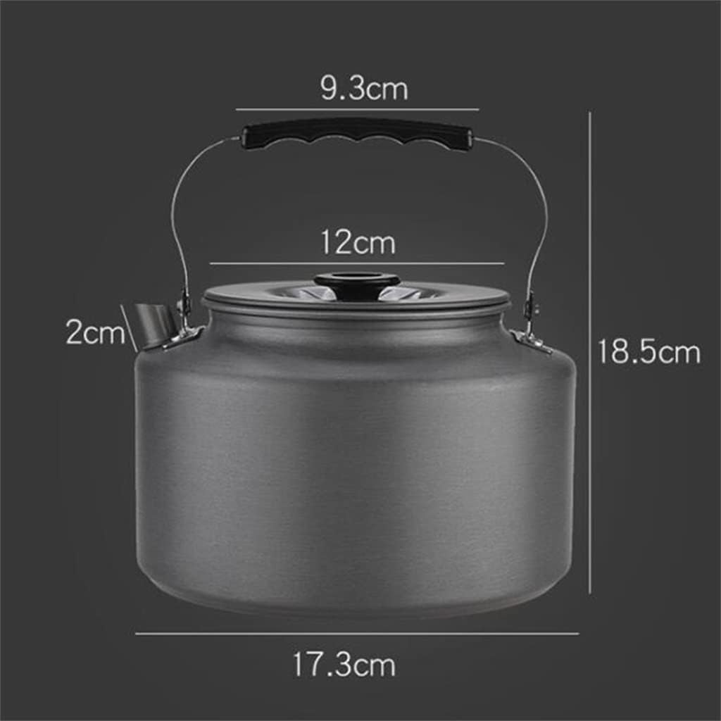 2L Portable Lightweight Water Kettle Teapot Coffee Pot for Outdoor Hiking Camping Climbing (Color : A, Size : 2L) (A 2L)
