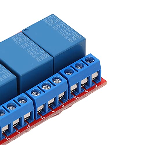 Set Of 4Channel Relay Modules, Compact Set Of 4Channel Relay Modules Receiver Set Long Life, Saving Labor With Internal Battery For 24V #TOP7