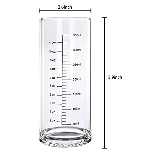 350ml Glass Measuring Cup Jug with Scale - Image 4