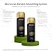 Inoar Moroccan Keratin Smoothing Treatment Set, Deep Cleansing Shampoo & Smoothing Treatment with White Clay & Cocoa Oil, 33.8 fl oz Each