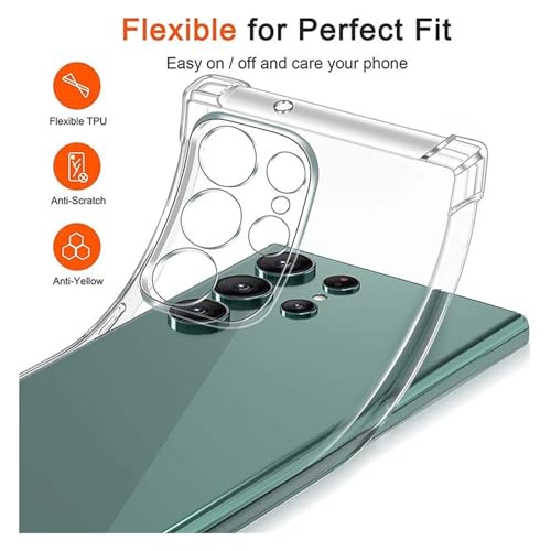 Coque silicone transparent pour Samsung S24 Ultra antichoc souple - 3