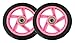 TOSSPER Pneus pour véhicules électriques Roues de Scooter 125mm, Remplacement de Scooter Pro Puce Roues, for Les Micro Scooters Pliables for Enfants Pneus de Trottinette électrique (Color : Pink)