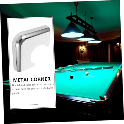Angle en métal argenté de billard : l'élégance restaurée - 7