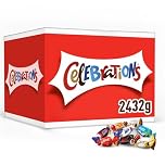 Celebrations Bulk Chocolate Bars Multipack Box 2.4kg– Assorted Chocolates, Bars & Sweets Variety Pack with Mars, Twix, Snickers, Bounty & Galaxy, Chocolate Gift, Sharing Snacks & Hamper Filler