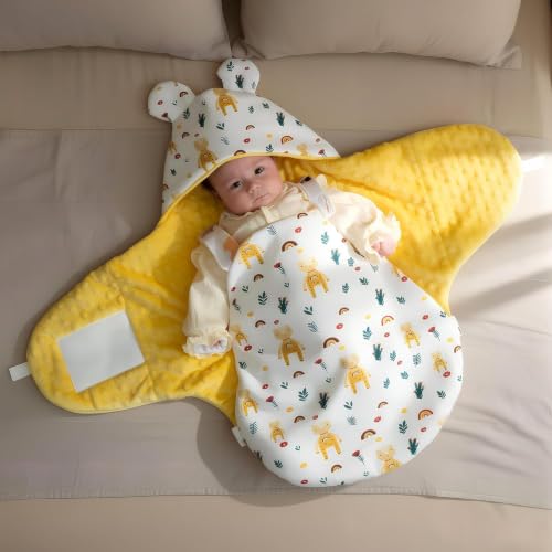 Image of StarAndDaisy Swaddle for New Born Baby, Baby Sleeping Bag, Swaddle Cloth Or Muslin Swaddle Wrap for New Born Baby 0-9 Months, (Boys & Girls)