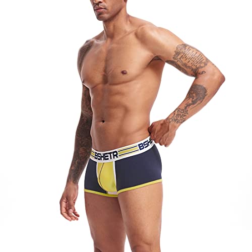 BSHETR Men's Cotton Boxer Shorts Trunks - Comfortable and Breathable Sports Underwear4