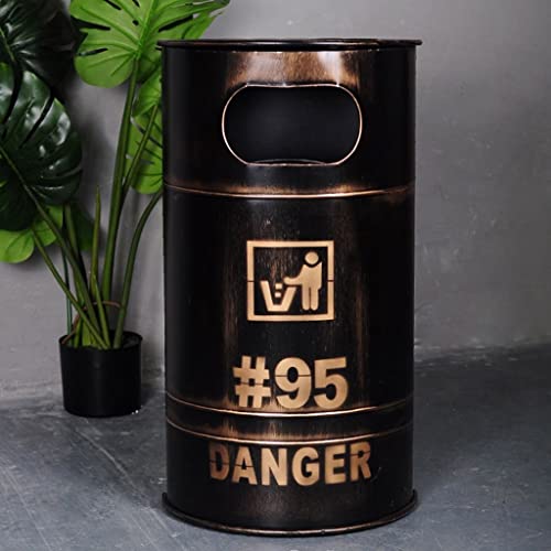 Papelera de exterior retro para patios y terrazas de restaurantes 2