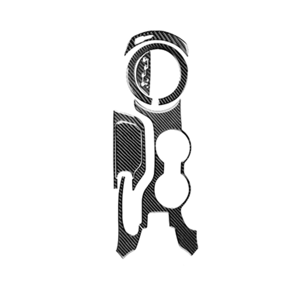 Real Premium Carbon Fiber Gear Shift Panel Stickers Compatible with Hyundai Veloster 2012-2017 2013 2014 2015 2016 Interior Accessories 7pcs