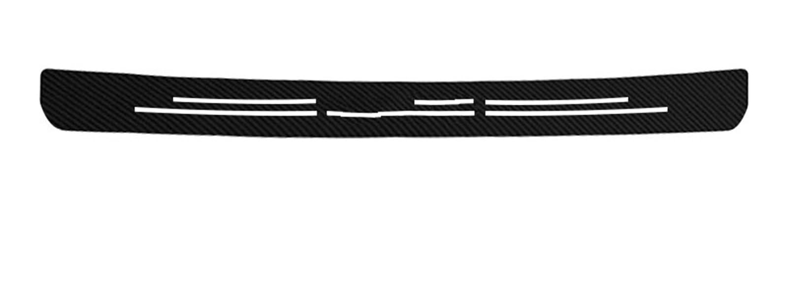 Protection seuil coffre pare-choc carbone Skoda Fabia bande autocollante arrière MK2 MK3 NJ3 NJ5
