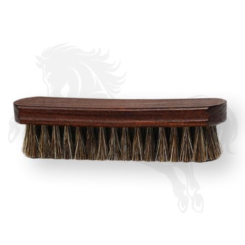100% Pferdehaar Bürste Professionelle Premium Schuhbürste/Lederbürste...