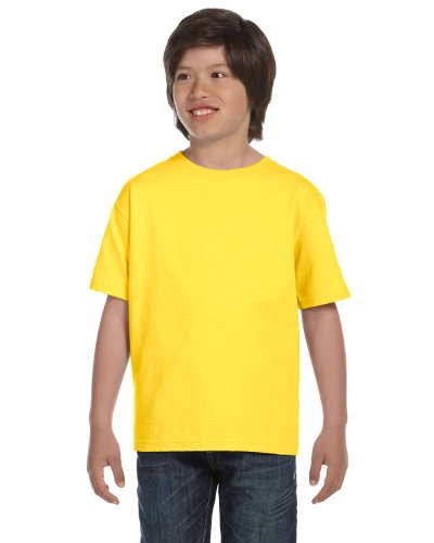 T-shirt jaune M textile souple anti-décoloration fini les hauts ternes