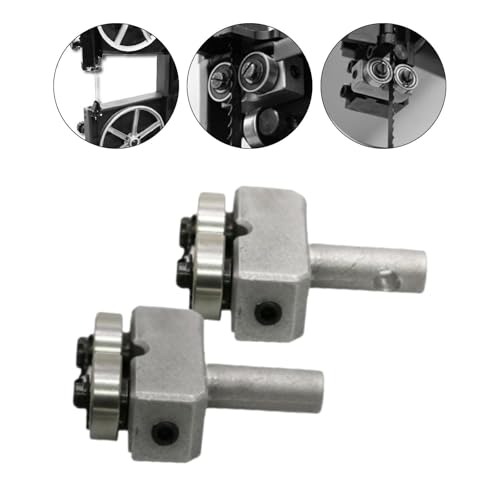 Baoblaze 2Pcs Band Saw Ball Bearing Blade Guides - Bandsaw Parts for 9\" Bandsaw, Wear-Resistant Guide Pins, Easy to Install, Replacement Bearing Guides for Wood Band Saw Accessories