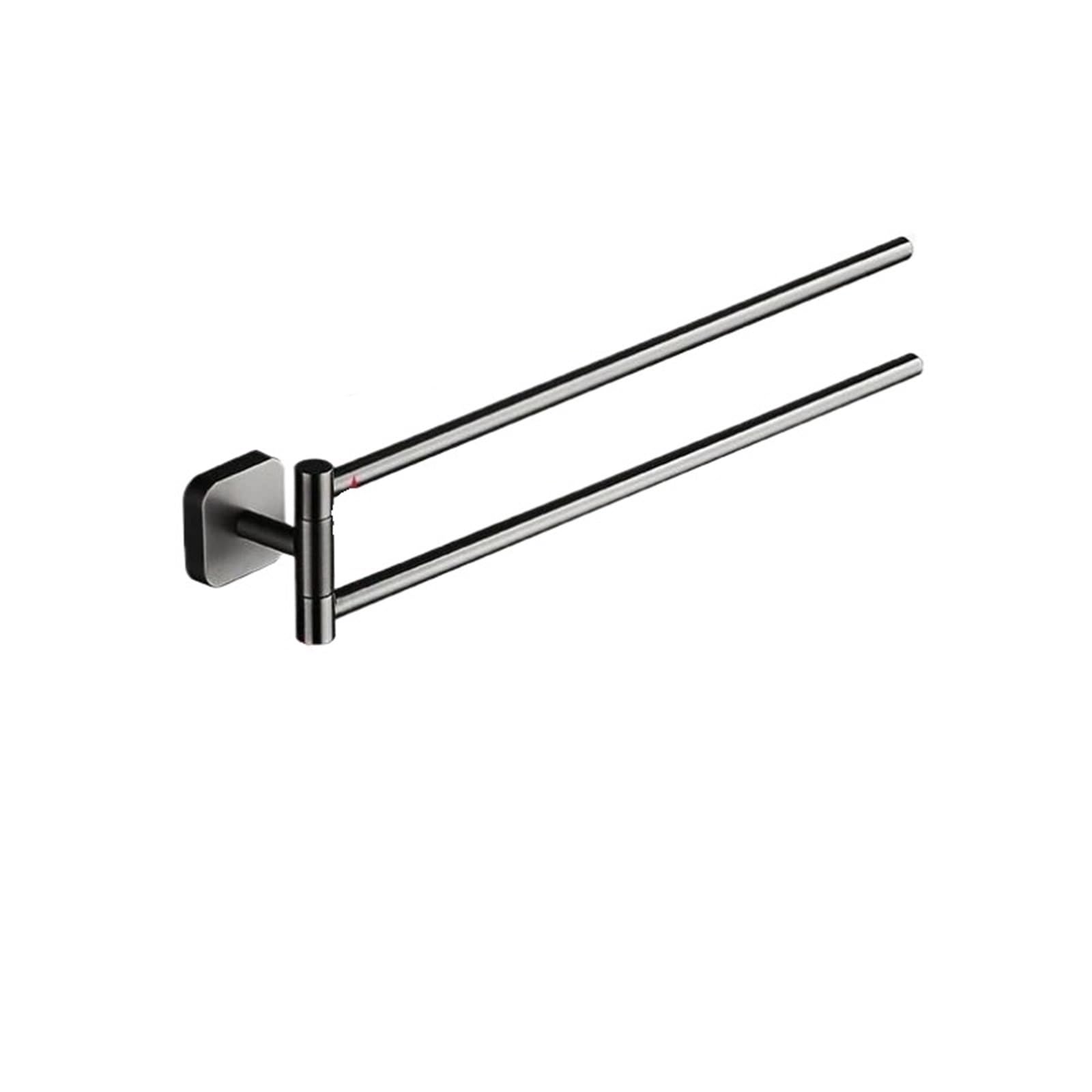 Bathroom towel rail Wall Mounted Rotating Towel Rack With Brass Movable Bar