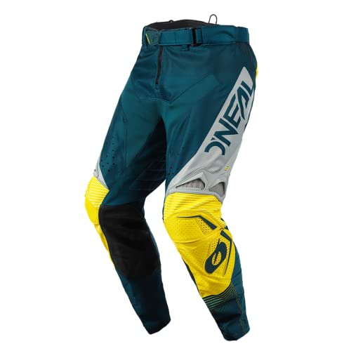 O'NEAL | Motocross-Hose | Enduro Motorrad | Stromlinienförmiges und leichtes Design, Luftdurchlässiges Mesh-Innenfutter| Hardwear Pants Surge | Erwachsene | Blau Grau | Größe 32/48