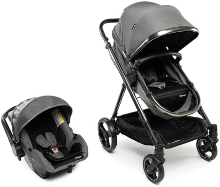 Travel System Safety 1st, Discover Duo, 0 a 15kg, Grey Chrome