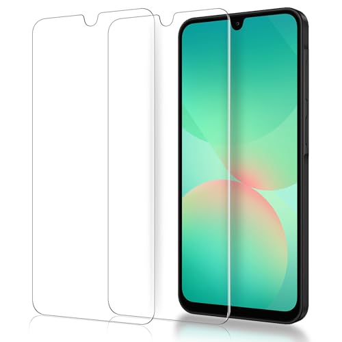 Image of YWXTW Screen Protector for Samsung Galaxy A17 / Galaxy A16 5G / A26 5G, 9H Tempered Glass Screen Protector Compatible with Galaxy A17 / A16 / A26, 2-Pack (Transparent)