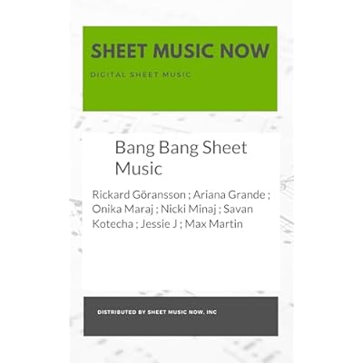 Bang Bang Sheet Music