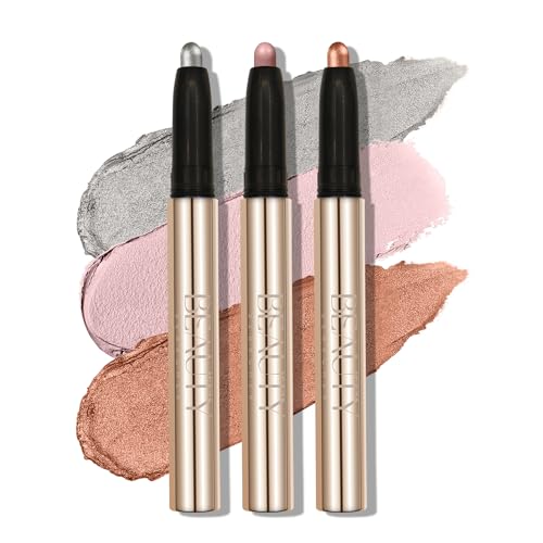 XINYUNXIN 3PCS Eyeshadow Stick, Multi-Coloured Eyeshadow Pencil Set, Waterproof Creamy Long-Lasting Eye Makeup