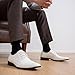 Jousen Mens Dress Shoes Tuxedo Patent Oxford Classic Comfortable Dress Shoes for Men (AMY9068 White 09.5)